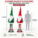 EDG Enzo De Gasperi | Gnomo Dance Natalizio H 220 cm – 2 Colori