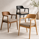 Ikone | Sedia Nara in Legno con Seduta Imbottita