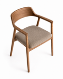 Ikone | Sedia Nara in Legno con Seduta Imbottita