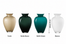 Onlylux | Vaso Aurora Opale in vetro soffiato H 29 cm.