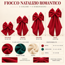 Madame Fioccò | Fiocco Natalizio Romantico in Velluto – 3 Colori e 4 Dimensioni