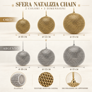 EDG Enzo De Gasperi | Sfera Natalizia Chain – 2 Colori e 3 Dimensioni