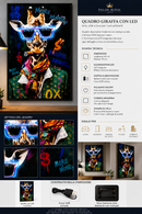 Palais Royal – Lamart | Quadro Giraffa con Cornice 60x90 cm e Illuminazione LED