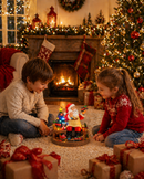 Lamart | Carillon Laboratorio di Babbo Natale – H 41 cm