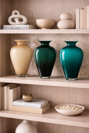 Onlylux | Vaso Aurora Opale in vetro soffiato H 42 cm