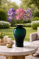 Onlylux | Vaso Aurora Opale in vetro soffiato H 42 cm