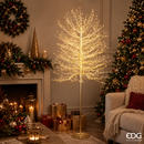 EDG Enzo De Gasperi | Faggio Stardust Gold con LED Natalizio H 180 cm