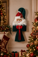 Fiori di Lena | Fiocco Verde con Babbo Natale H 115 cm