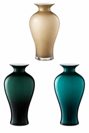 Onlylux | Vaso Aurora Opale in vetro soffiato H 42 cm
