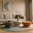 Ikone Casa | Tavolino Sisto Ø 60 cm in Microcemento