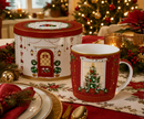 Easy Life | Tazza in porcellana in scatola di latta Festive Avenue