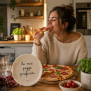 Simple Day | Piatto Pizza “La Mia Pizza Preferita” Ø 31,5 cm in Grès
