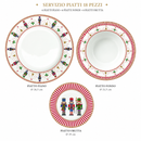 Easy Life | Servizio di Piatti Natalizio 18 pz Nutcracker