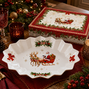 Easy Life | Piatto Ovale 25x17 cm in porcellana Christmas Heritage