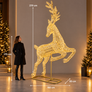 EDG Enzo De Gasperi | Renna Stripes 8.300 MicroLED H270 cm con Timer - Testa Su o Giù