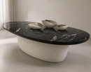 Onlylux | Centrotavola Burano in vetro artigianale Beige - Corda
