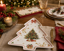 Easy Life | Piatto Abete 20,5x25,5 cm in porcellana Christmas Tale