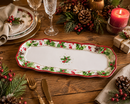 Easy Life | Vassoio Natalizio in porcellana Christmas Berries