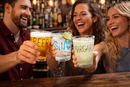 WD Lifestyle | Bicchiere da Cocktail con scritta decorativa in Vetro Borosilicato