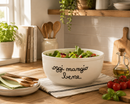 Simple Day | Insalatiera "Oggi si mangia bene" in Gres Porcellanato