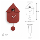 Karlsson | Orologio da Parete a Cucù Moderno – L 21,5 H 41 P 8,5 cm