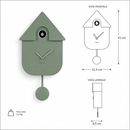 Karlsson | Orologio da Parete a Cucù Moderno – L 21,5 H 41 P 8,5 cm