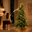 Fiori di Lena | Albero di Natale Courmayeur Slim con LED – 3 Altezze