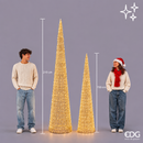 EDG Enzo De Gasperi | Decoro Albero Curly Cono con Led
