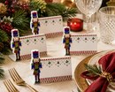 Easy Life | Set 4 segnaposto 9x3,5x6,6 cm in porcellana Nutcracker