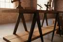 Consolle in Legno Bifacciale Dialma Brown