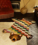 Doing Goods Tappeto Archie Check Bear foto espositiva