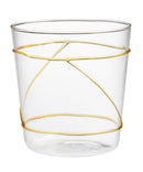 Set Bicchieri Lollipop 6 pz. vetro con decoro Fatti a mano Galbiati