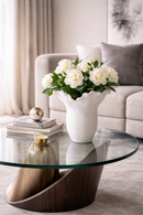 Mascagni Casa | Vaso in Ceramica H. 33,5 cm – Bianco Opaco