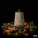 EDG Enzo De Gasperi | Base tronco H 43 cm effetto legno per Albero Natale