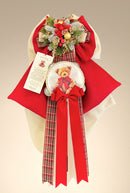 Madame Fioccò | Fiocco Natalizio Dolce Teddy con Tamburello