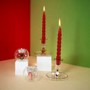 WD Lifestyle | Portacandele in vetro con decoro Natalizio - Natale 2025