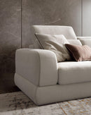 Divano Graffiti con Chaise Longe con sedute estraibili e poggiatesta  reclinabile Le Comfort