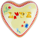 Cuore in Porcellana Mamma Mia Baci Milano
