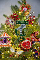 Baci Milano | Decorazione da appendere ricamata a Mano Il Natale del Re 2025