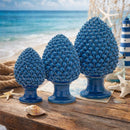 EDG Enzo De Gasperi Pigna decorativa in ceramica Blu