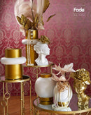 Fade Maison | Vaso Cilindrico Gabrielle Oro e Bianco