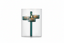 Ichendorf Milano | Porta Tealight Iris 3 Candele in Vetro Borosilicato