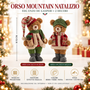 EDG Enzo De Gasperi | Decoro Orso Mountain Natalizio - 2 Decori