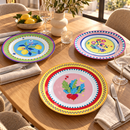 Baci Milano | Piatto Piano Mamma Mia in Melamina Ø28 cm – 3 Decori