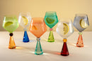 WD Lifestyle | Calice per Gin Tonic in vetro con base effetto diamante