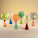 WD Lifestyle | Calice per Gin Tonic in vetro con base effetto diamante