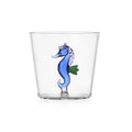 Ichendorf Milano | Bicchiere con Pesce in vetro Borosilicato Marine Garden