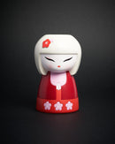 Blogo Lifestyle Vaso Kokeshi in Poliresina Dipinto a Mano H 15 cm