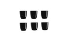 Fade Maison | Set 6 Bicchieri Acqua Blake in Vetro Nero 300 ml