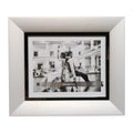 Portafoto Chic con profilo in Metallo Lucido 20x25cm Salvadori Cornici